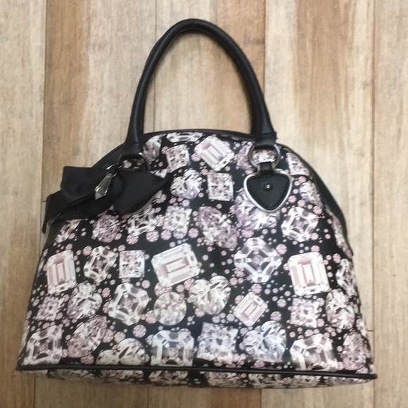 Betsey Johnson Handbags - Betsey Johnson “Gem Dandy” domed satchel